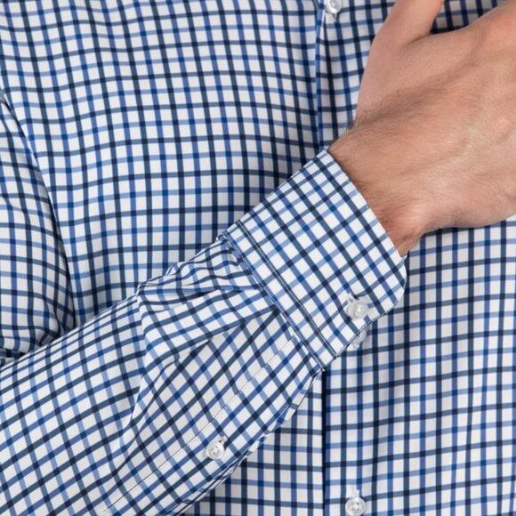 NWT Nautica Men's Performance Dress Shirt -- Iron free - Picture 7 of 10